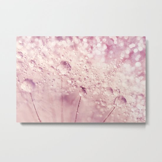 Dandy in Sparkling Pink Metal Print