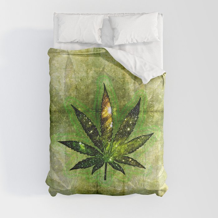 Marijuana Leaf Comforter