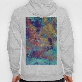 Abysses Mystiques Abstract Art  Hoody