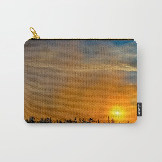 Gold Mist Sunset Carry-All Pouch