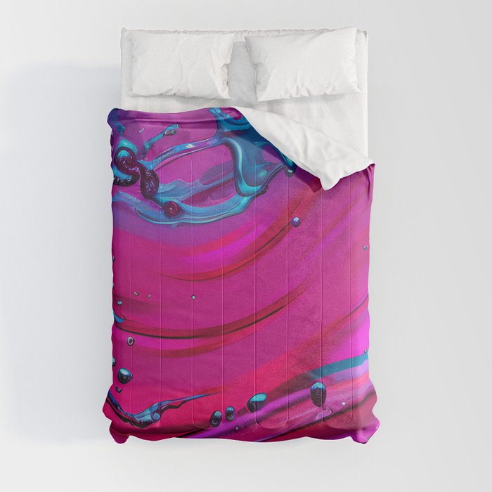Liquid Art Pattern Comforter