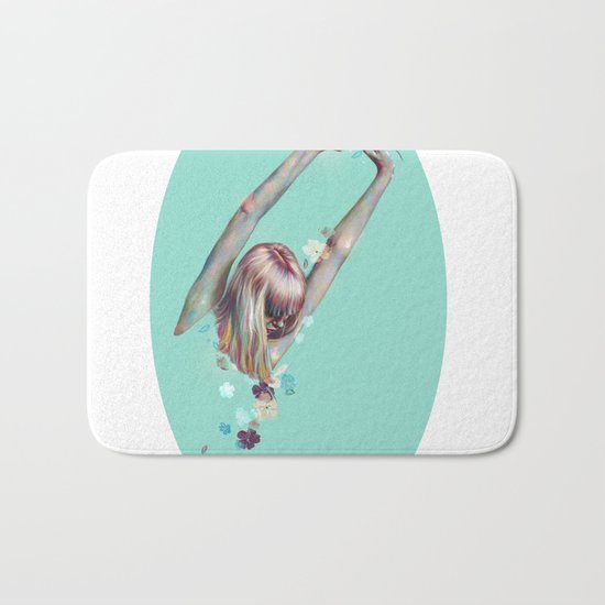 Blue Bath Mat