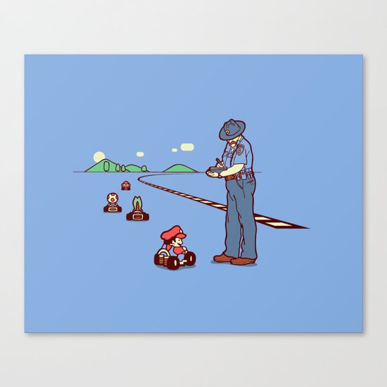 80 MPH Canvas Print