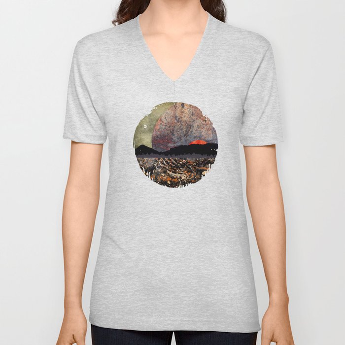 Afternoon Glow V Neck T Shirt