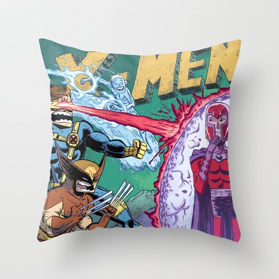 X-Men! Throw Pillow