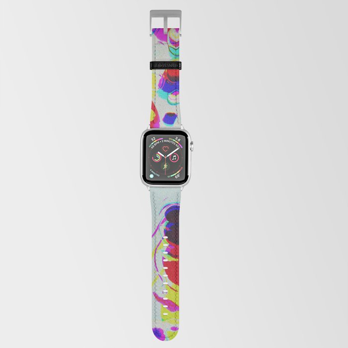 Digital motion glitch pattern Apple Watch Band