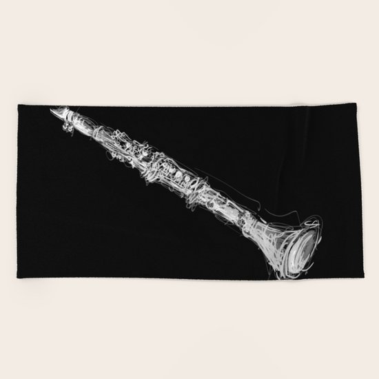 Clarinet Beach Towel