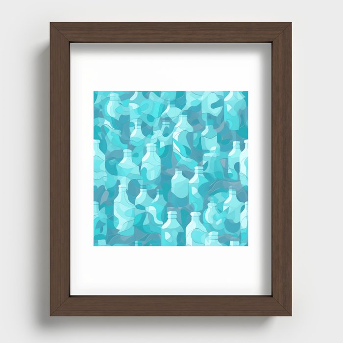 Eco Waves Recessed Framed Print