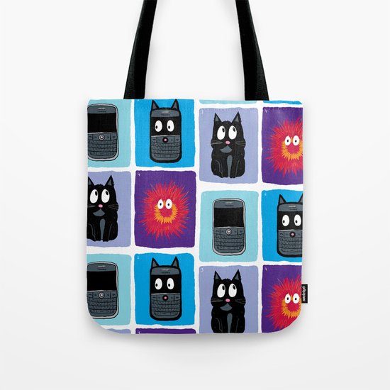 Don't Let Your BlackBerry Turn into Exploding Cats. Tote Bag