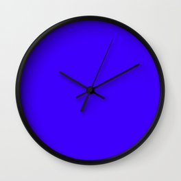 Cobalt Blue Wall Clock