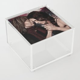 A Tango with Her Acrylic Box