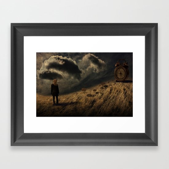 about the time Framed Art Print