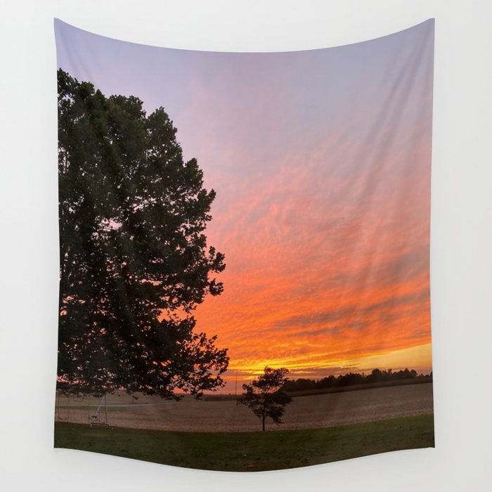 Midwest Sunset Wall Tapestry