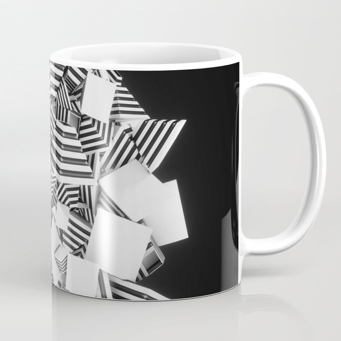 Abstract Pyramid 3D Illustration Coffee Mug