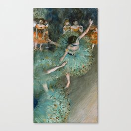 Degas - Swaying Dancer (Dancer in Green) Canvas Print