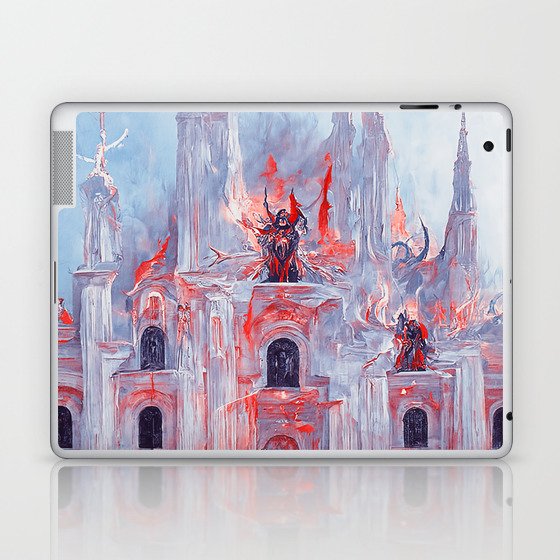 Lucifer Palace in Hell Laptop & iPad Skin
