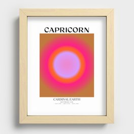 Capricorn Gradient Print Recessed Framed Print