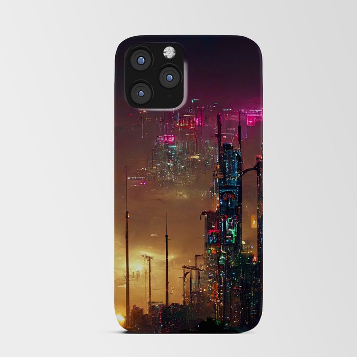 Postcards from the Future - Nameless Metropolis iPhone Card Case