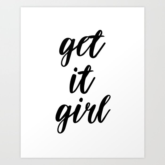Gold Text quote Motivational  art Inspirational quote Printable art Instant download Happy Girls are the Prettiest Quotes for girls