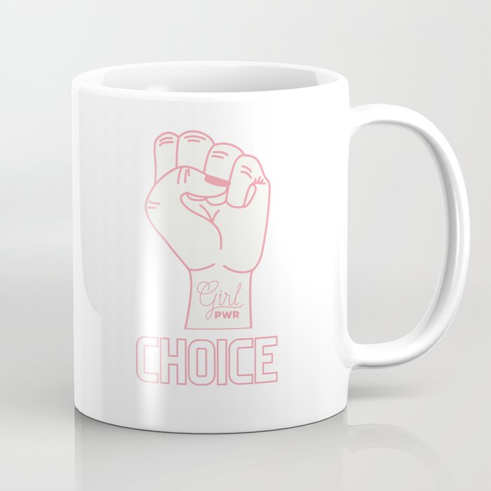 Women's Rights Choice Pink Coffee Mug