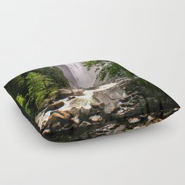 Yosemite Waterfall Floor Pillow