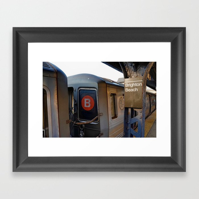 B Train Blues Framed Art Print