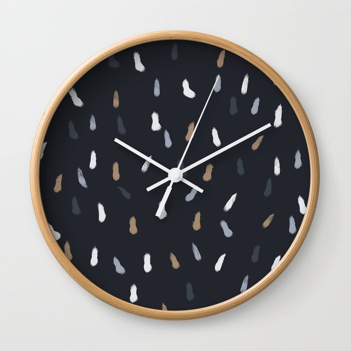 Ichthyocentaur - Colorful Decorative Abstract Art Pattern Wall Clock