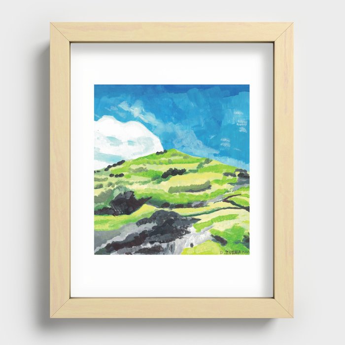 A Yiruk/Wamoon Landscape Recessed Framed Print