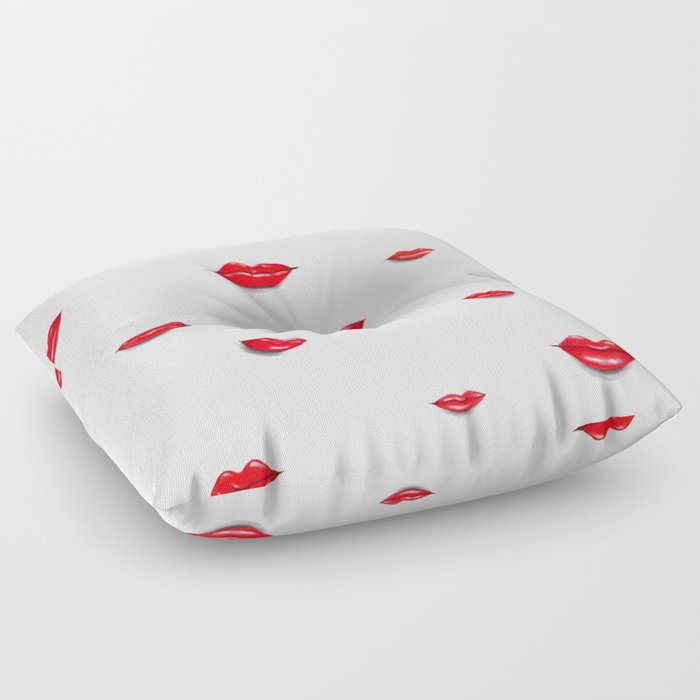 Red Lips Floor Pillow