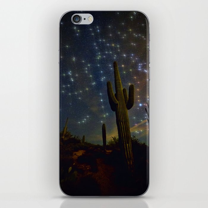 A Starry Desert Evening iPhone Skin