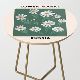 Flower Market Russia No.1  Side Table