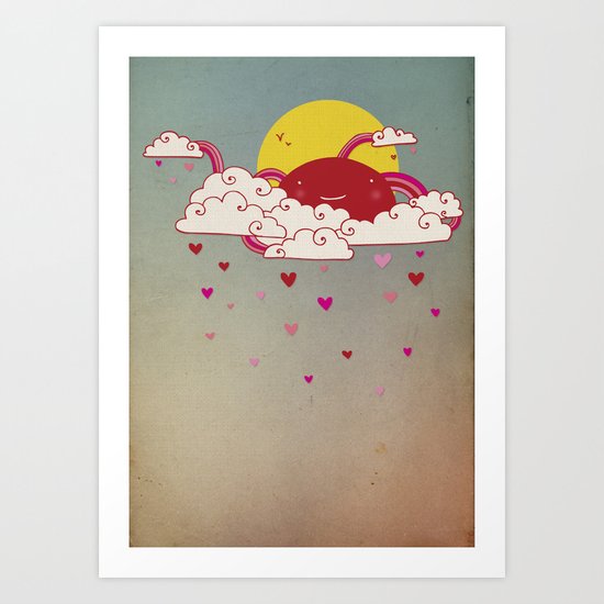 Ganbare Nippon Art Print