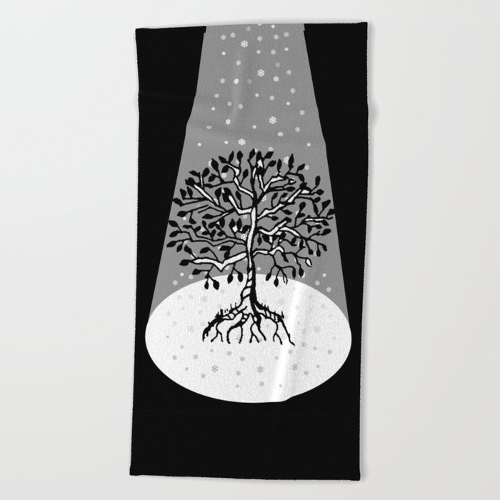 Light of Tree of Life Beach Towel