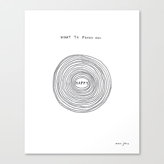 What to focus on Canvas Print