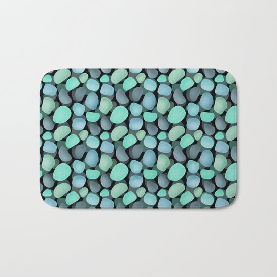 Sea pebbles . No. 1 Bath Mat