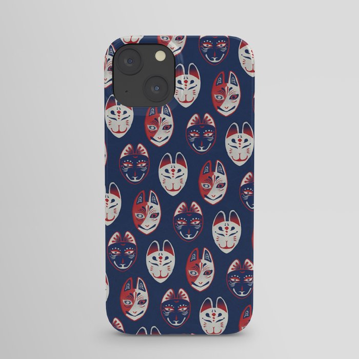 Fox Mask / Kitsune Men (狐面) iPhone Case