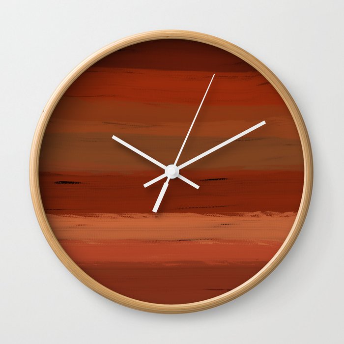 Southwestern Autumn Sunset III Wall Clock
