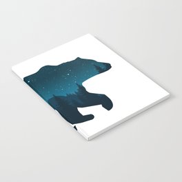 Night Forest Bear Notebook