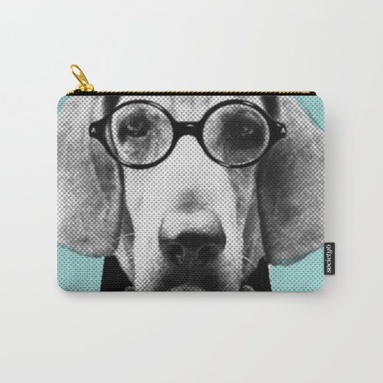 Mr Italian Bloodhound the Hipster Carry-All Pouch