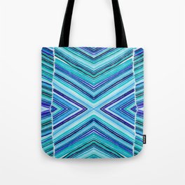 Blue Lines Tote Bag