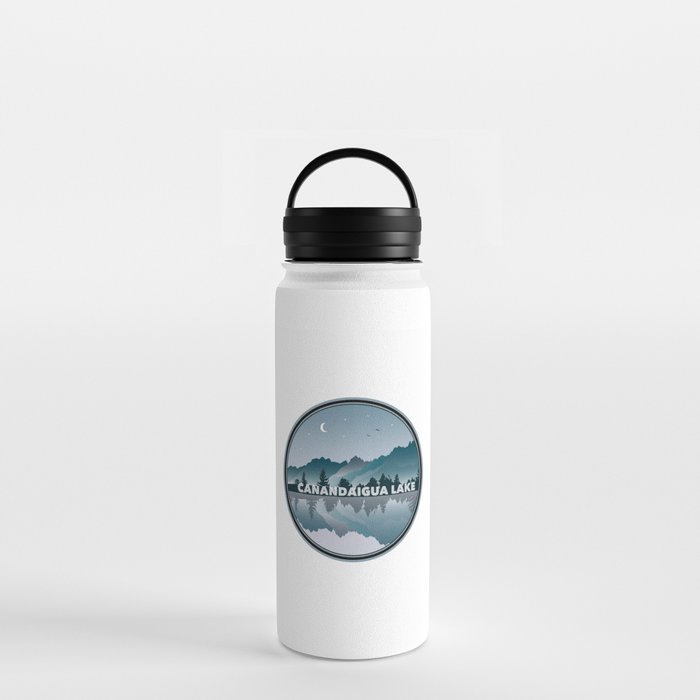 Canandaigua Lake New York Reflection Water Bottle