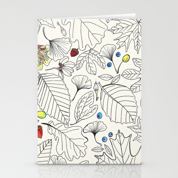 The Beauty of Leaves Stationery Cards