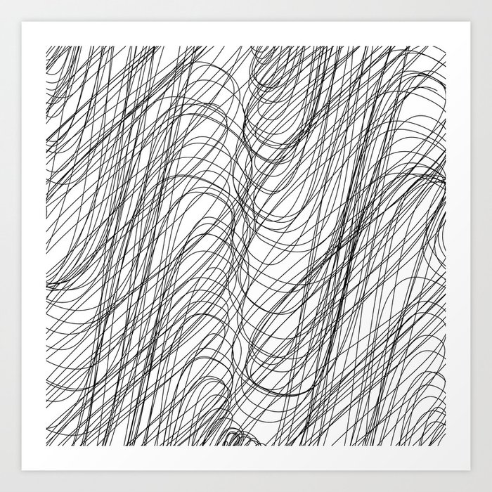 Abstract Collection Abstract Lines Art Art Print By Aelissedesign