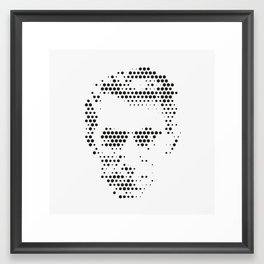 CLAUDE SHANNON | Legends of computing Framed Art Print