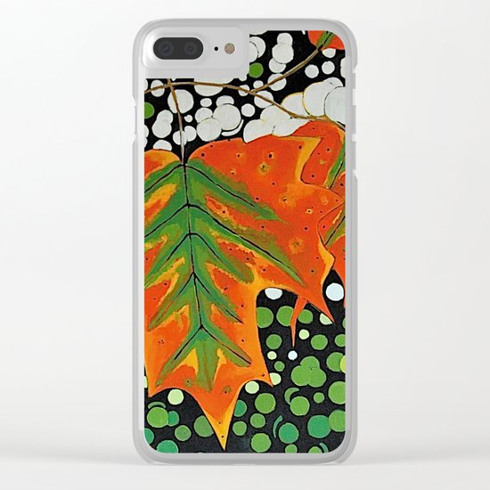 Autumns Kiss Clear iPhone Case