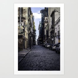 The empty streets of the new world Art Print