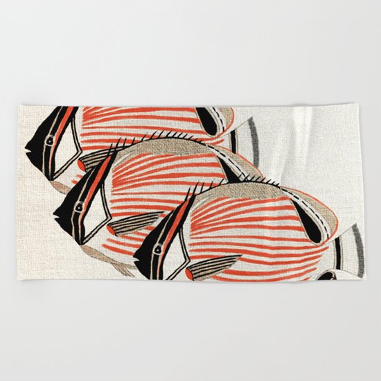 Fresh Fishes Beach Towel