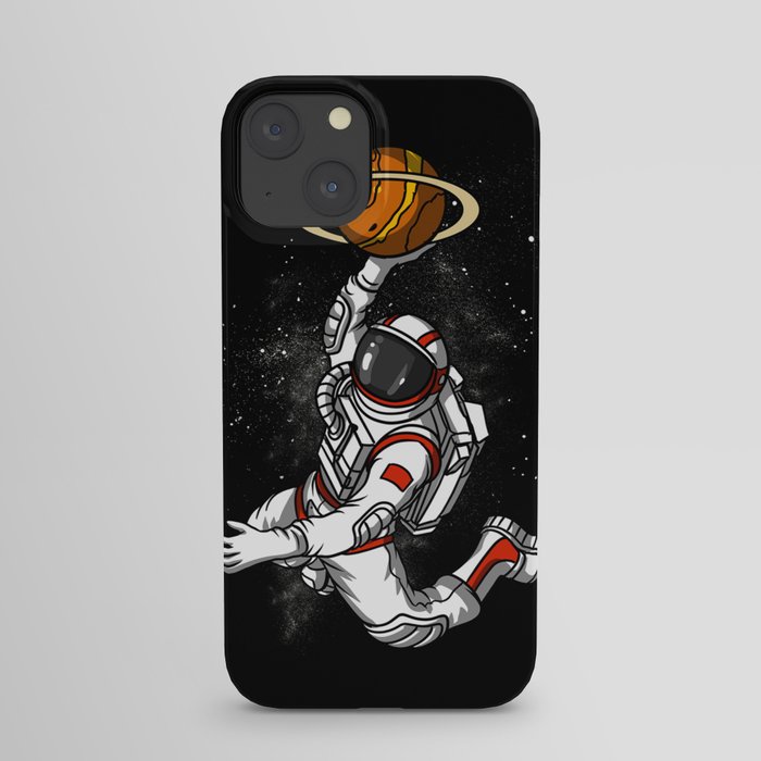 Space Astronaut Basketball Player iPhone Case