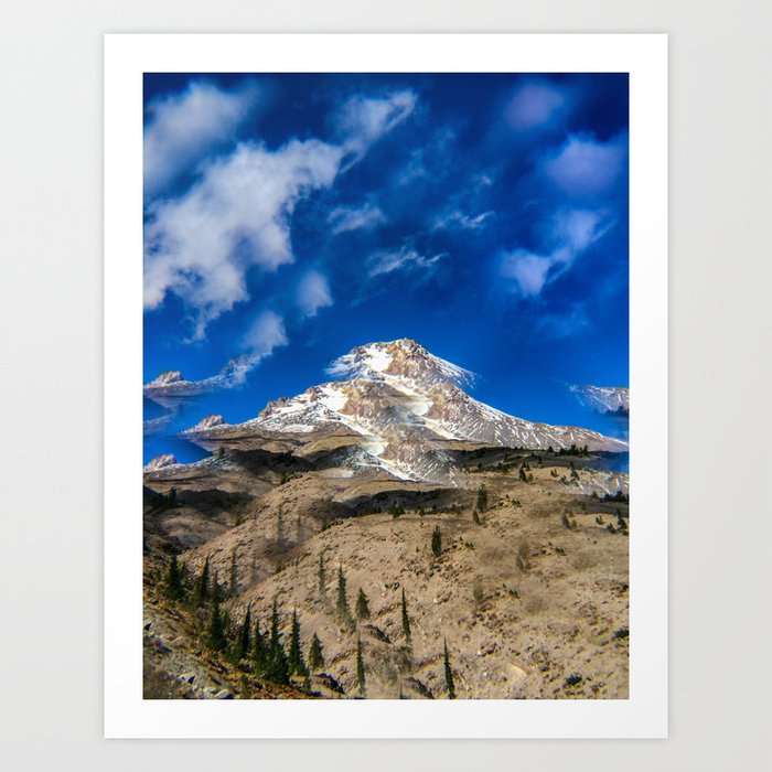 Iconiscope - Mt. Hood Art Print by Wild Roamers Photography | Society6