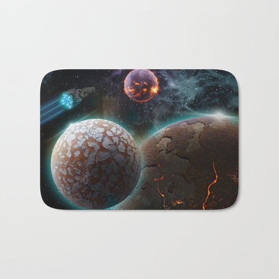 Deep Space Flare Bath Mat